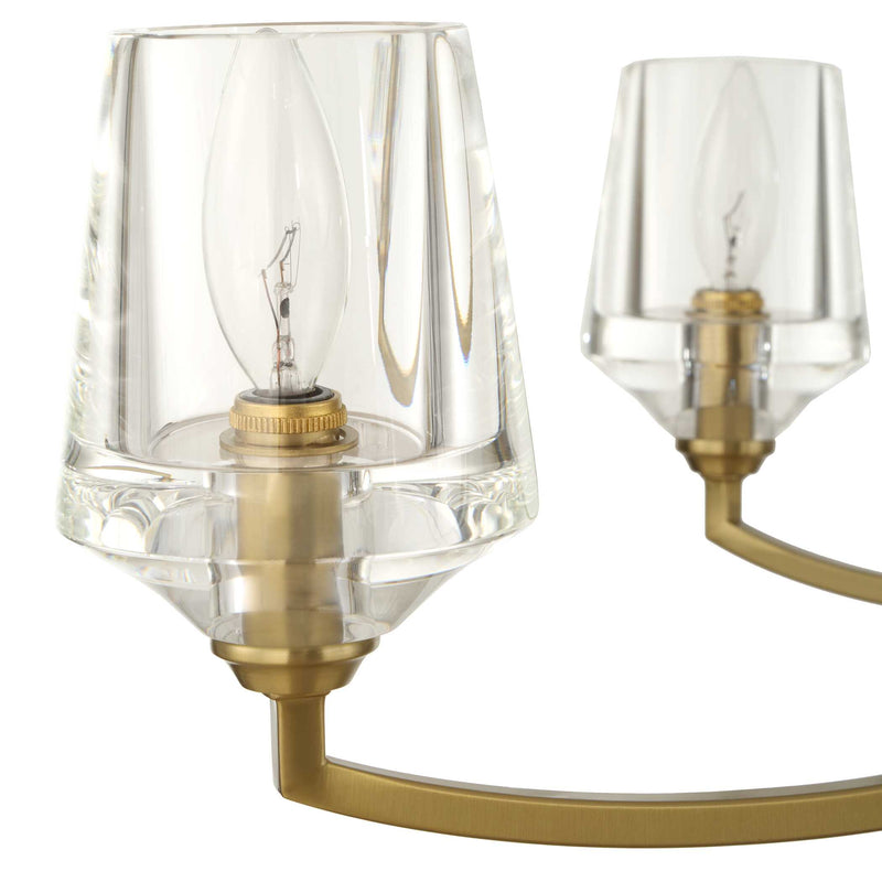 Uttermost Barcelona 6 Light Brass Chandelier