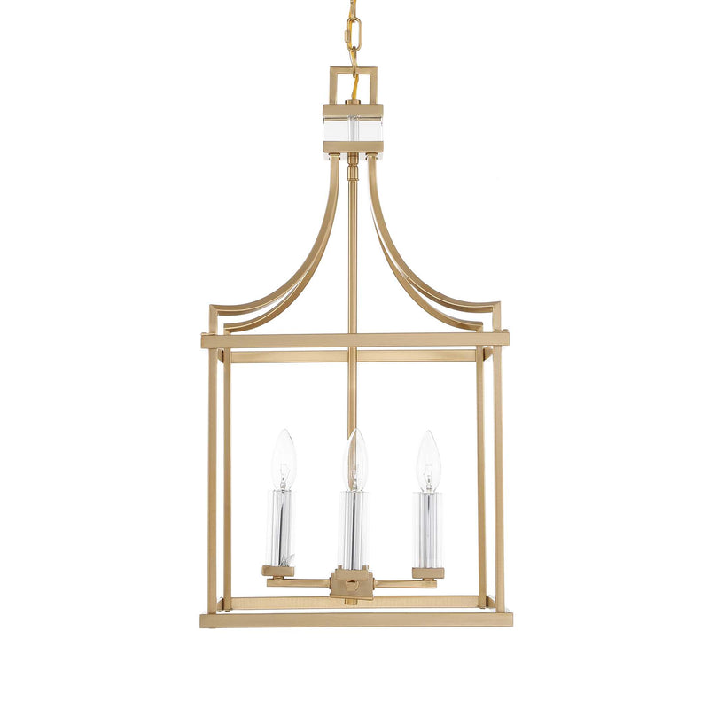 Uttermost Montreal 4 Light Brass Lantern Pendant