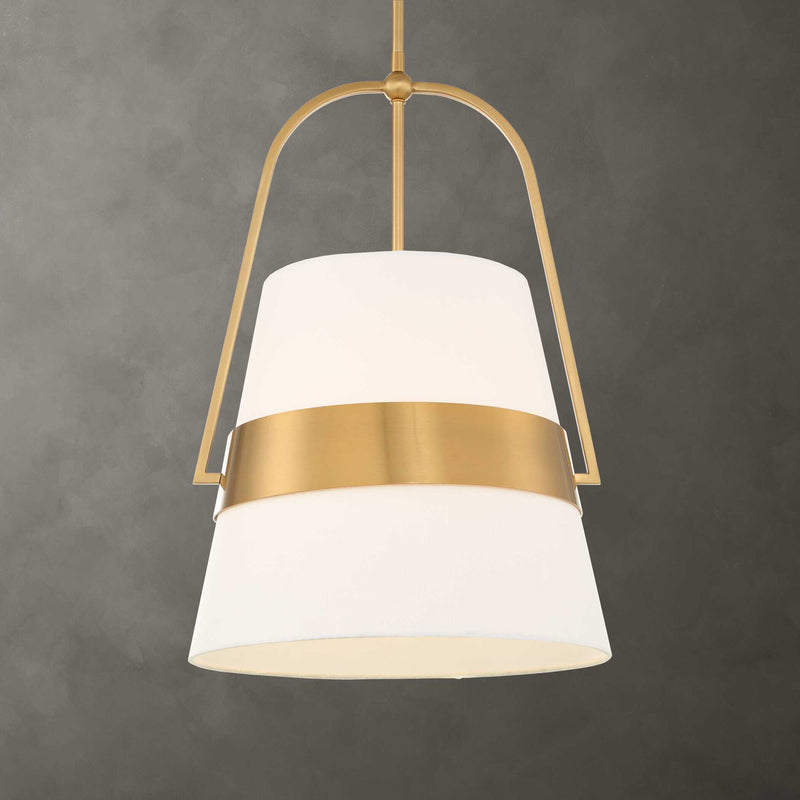 Uttermost Harness 1 Light Shade Pendant