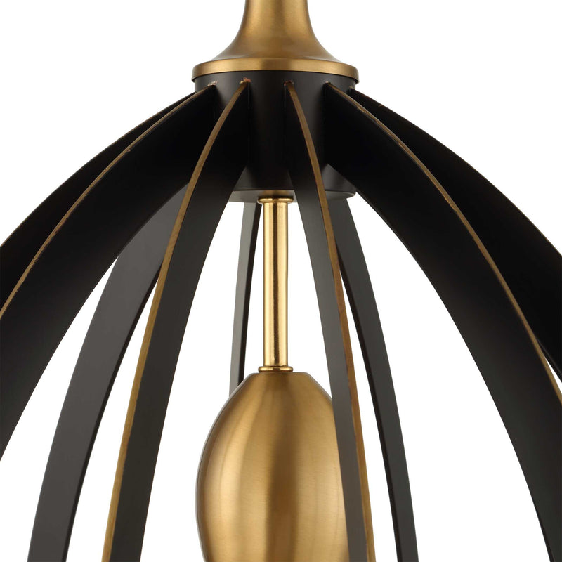 Uttermost Darby 1 Light Architectural Oval Pendant