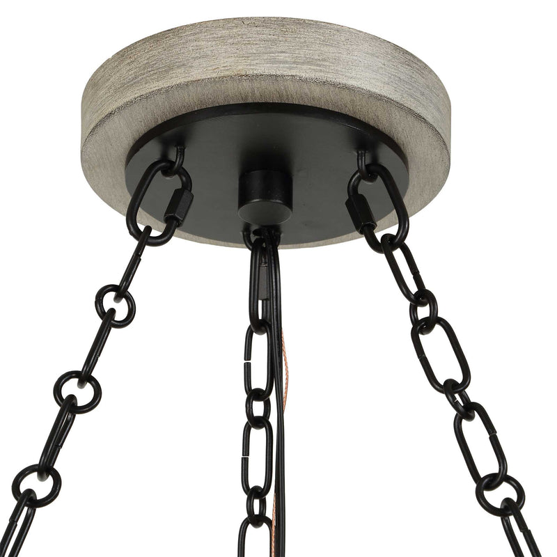 Uttermost Edgecomb 6 Light Indoor-Outdoor Chandelier