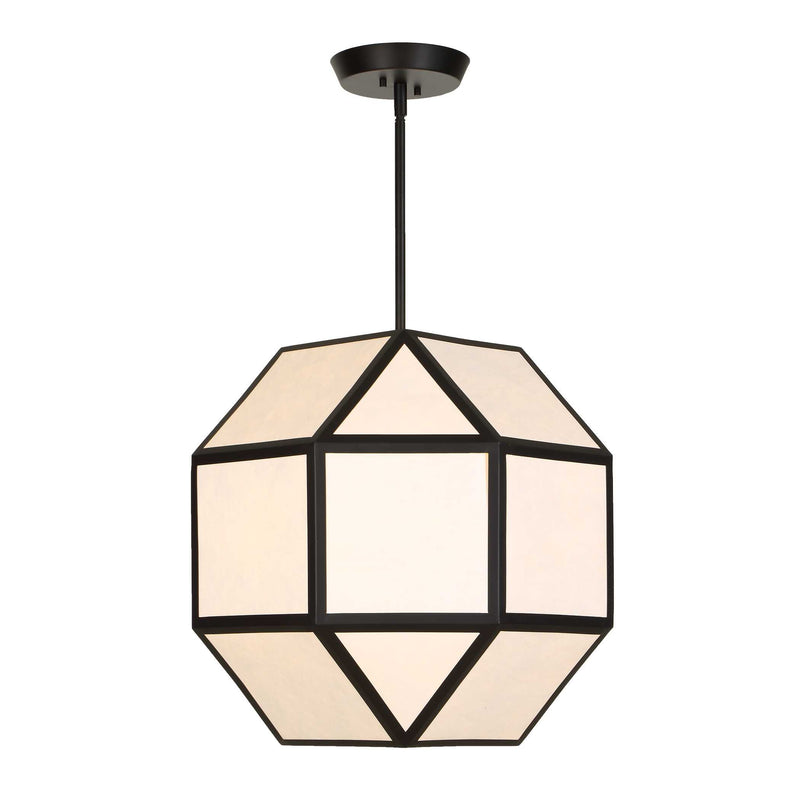 Uttermost Hoi An 4 Light Geometric Chandelier