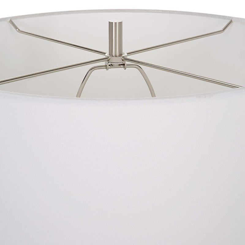 Uttermost Remnant White Marble Table Lamp
