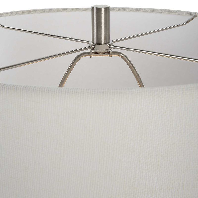 Uttermost Opal Gloss White Table Lamp