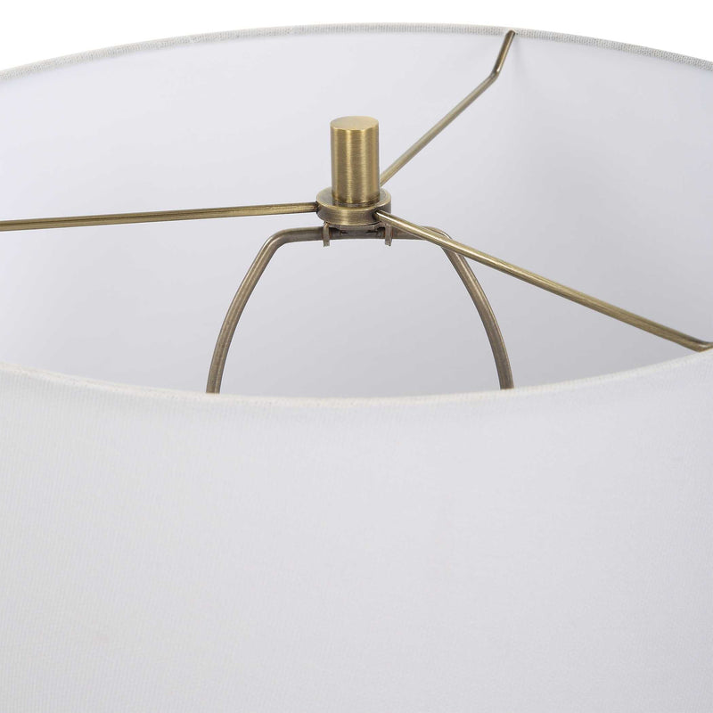 Uttermost Brielle Polished Black Table Lamp