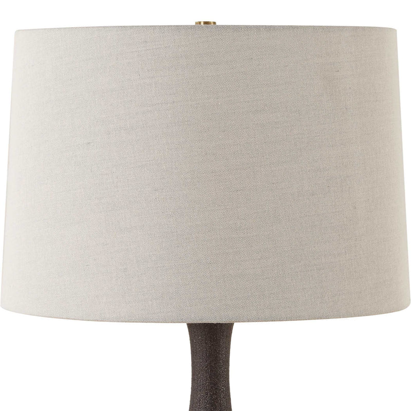 Uttermost Rimini Black Glaze Table Lamp