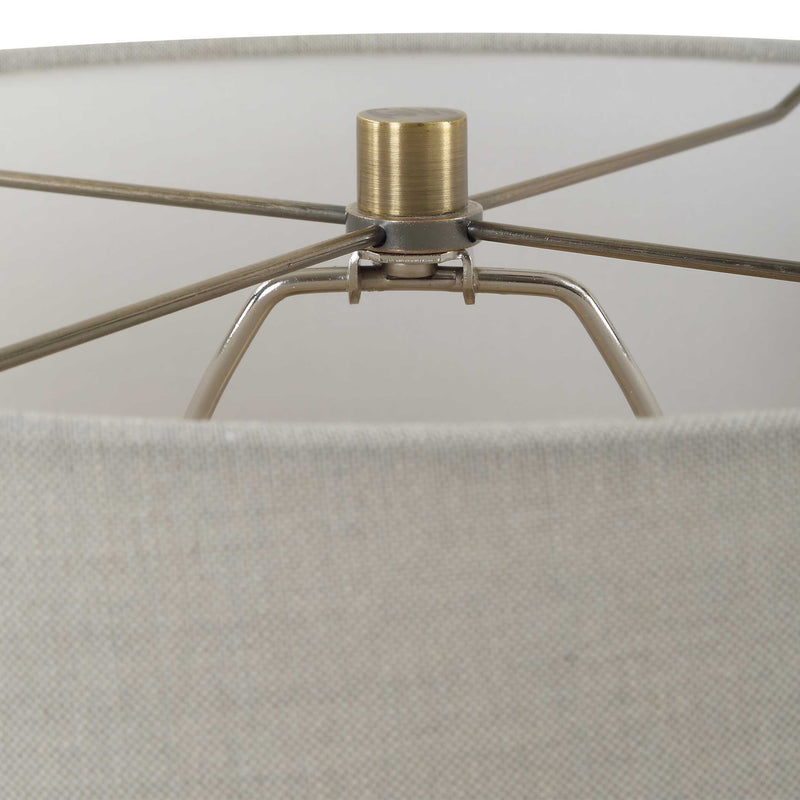 Uttermost Rimini Black Glaze Table Lamp