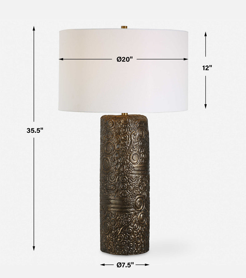 Uttermost Malaga Brass Table Lamp