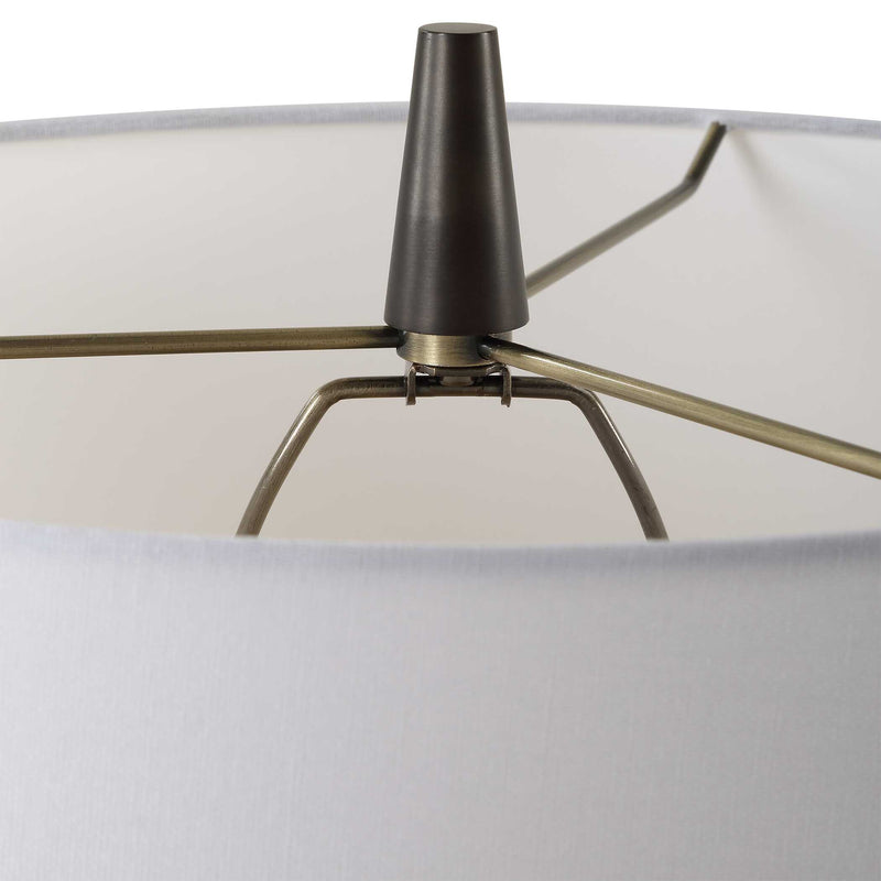 Uttermost Loire Ivory Glaze Table Lamp
