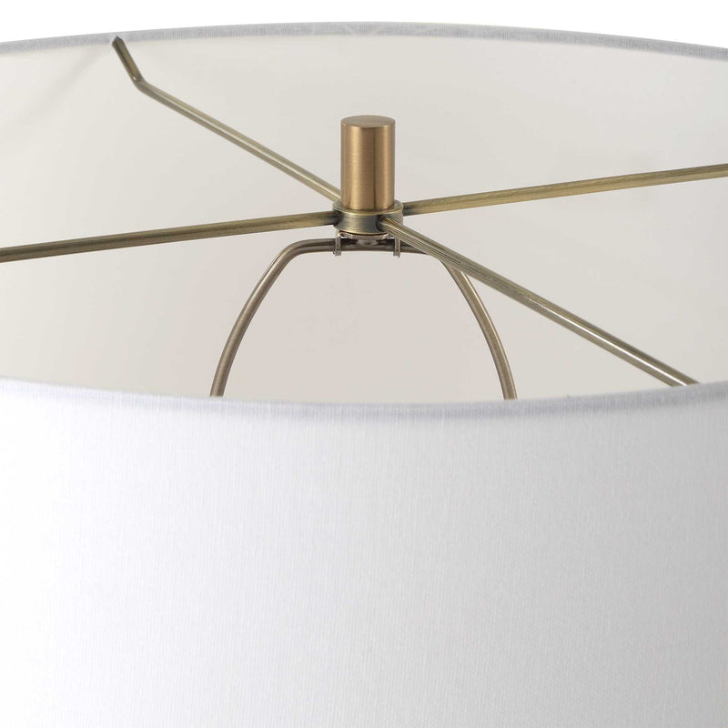 Uttermost Knox Travertine Floor Lamp