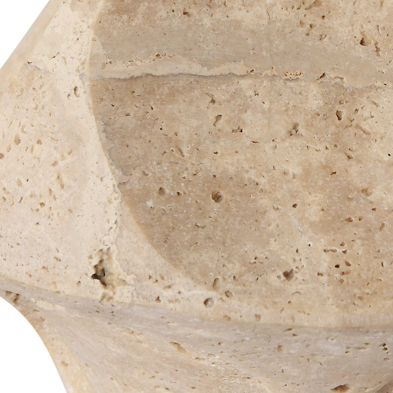 Uttermost Indent Travertine Accent Lamp