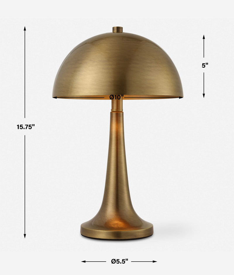 Uttermost Dame Brass Table Lamp