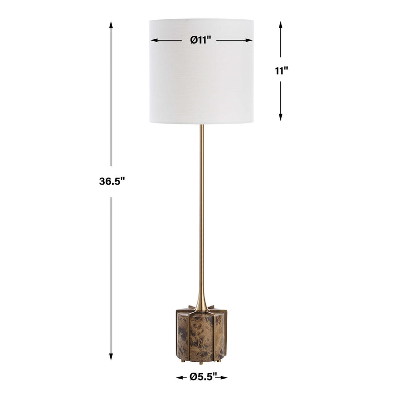 Uttermost Britwell Brown Buffet Lamp