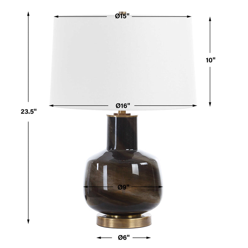 Uttermost Buchanan Charcoal Table Lamp