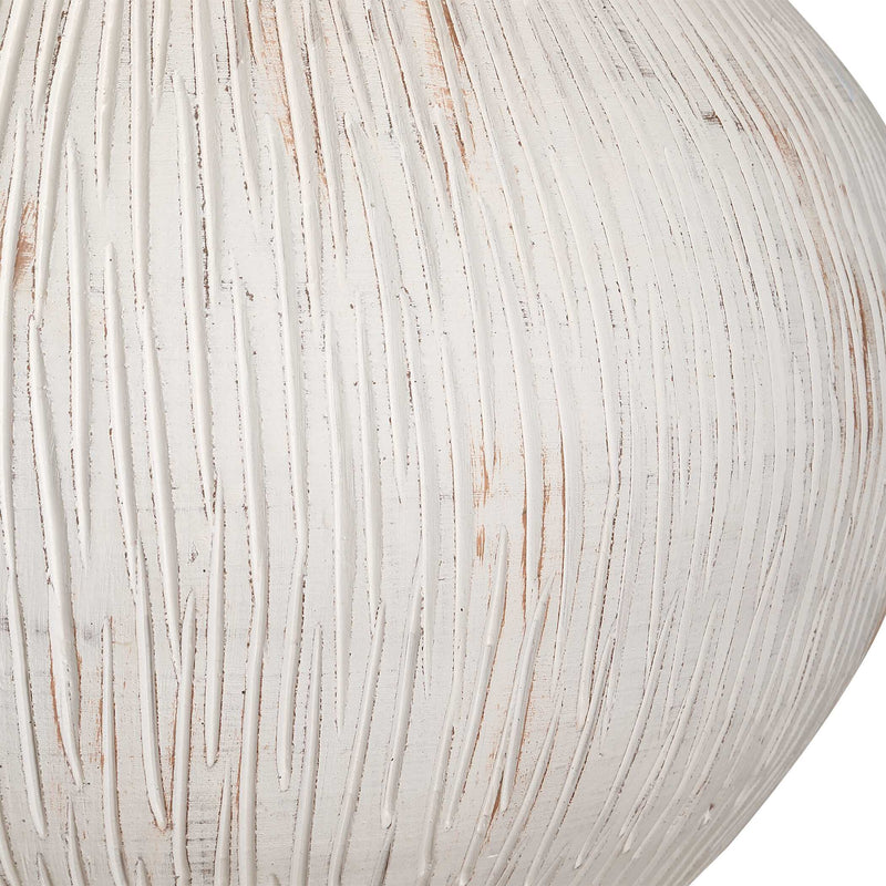 Uttermost Meryl Aged White Table Lamp