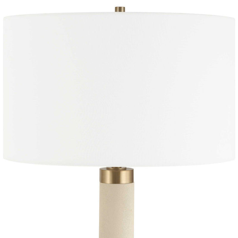 Uttermost Wessex White Floor Lamp