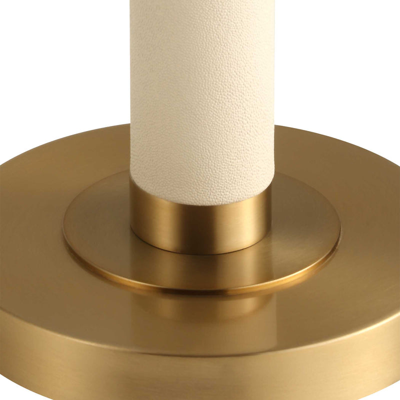 Uttermost Wessex White Floor Lamp