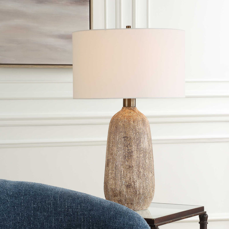 Uttermost Napier Earthy Brown Table Lamp