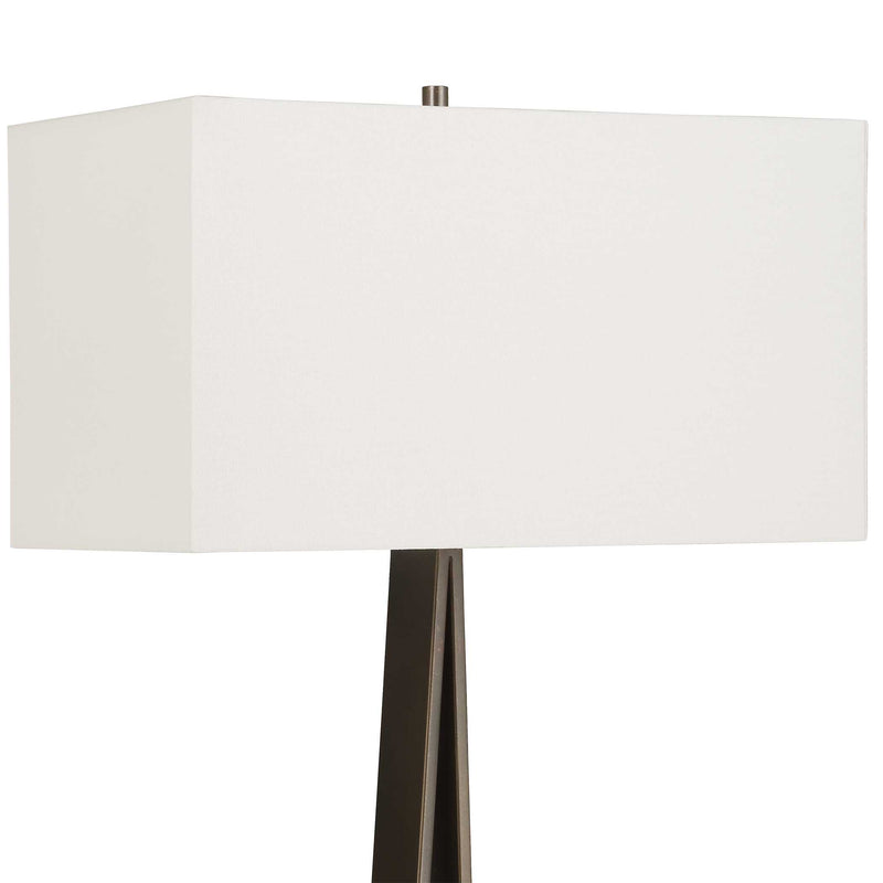 Uttermost Galloway Minimalist Bronze Floor Lamp
