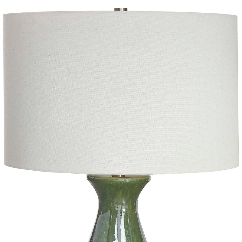 Uttermost Colestin Deep Green Table Lamp