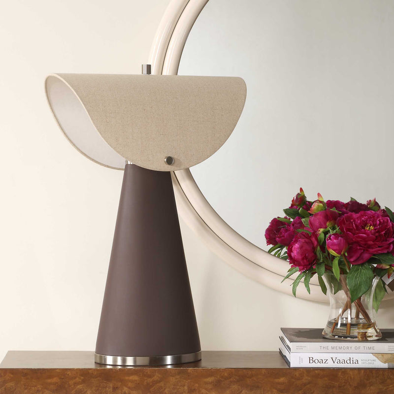 Uttermost Conover Brown Modern Table Lamp
