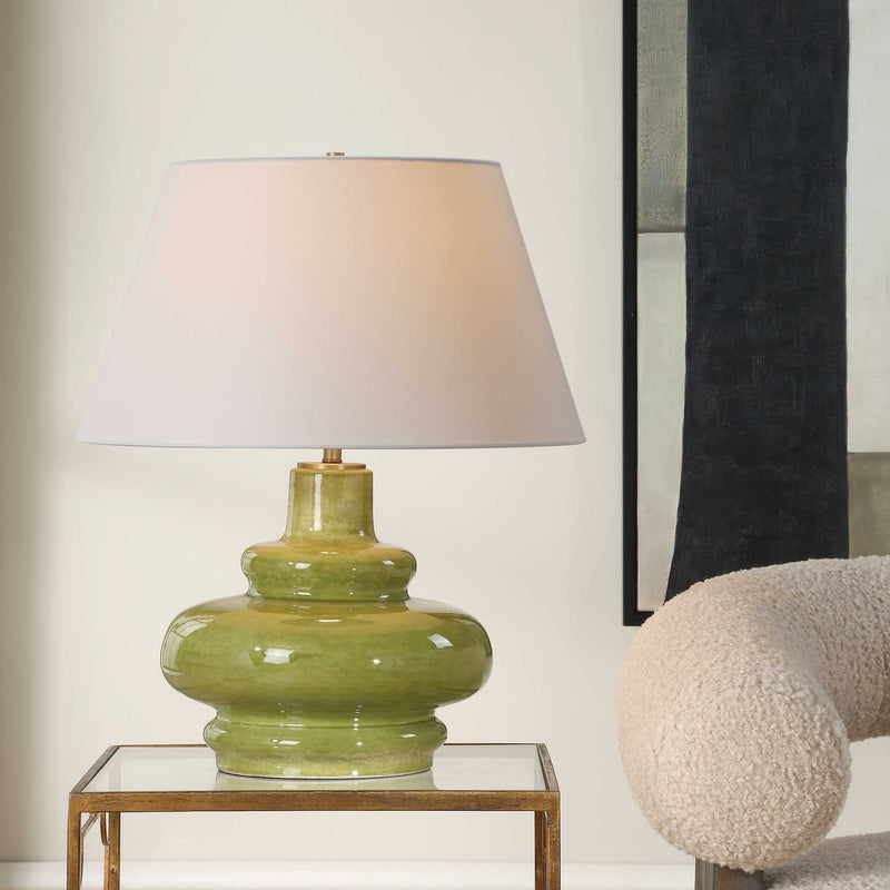 Uttermost Penny Moss Green Table Lamp