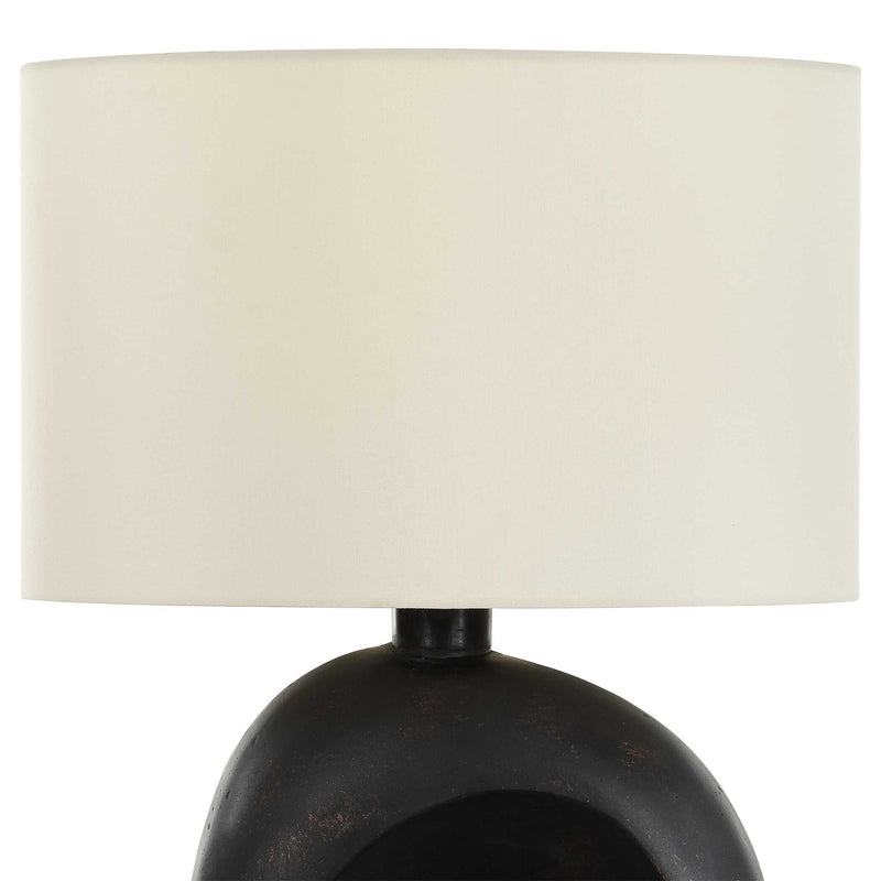 Uttermost Peephole Outdoor Bronze Table Lamp