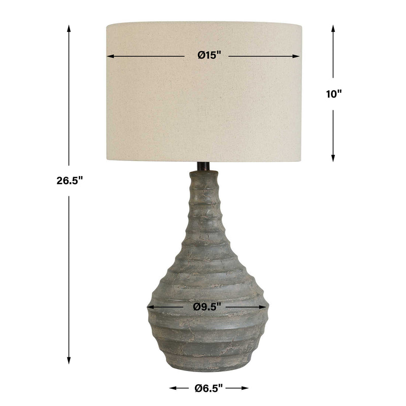 Uttermost Stratum Rustic Outdoor Table Lamp