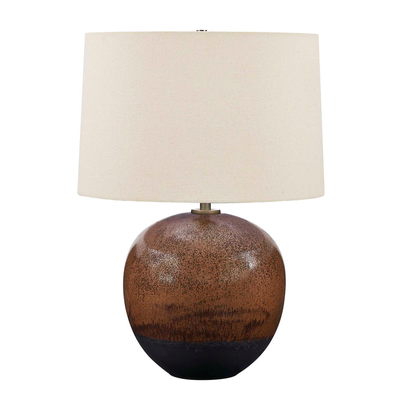 Uttermost Brownell Rust Brown Table Lamp