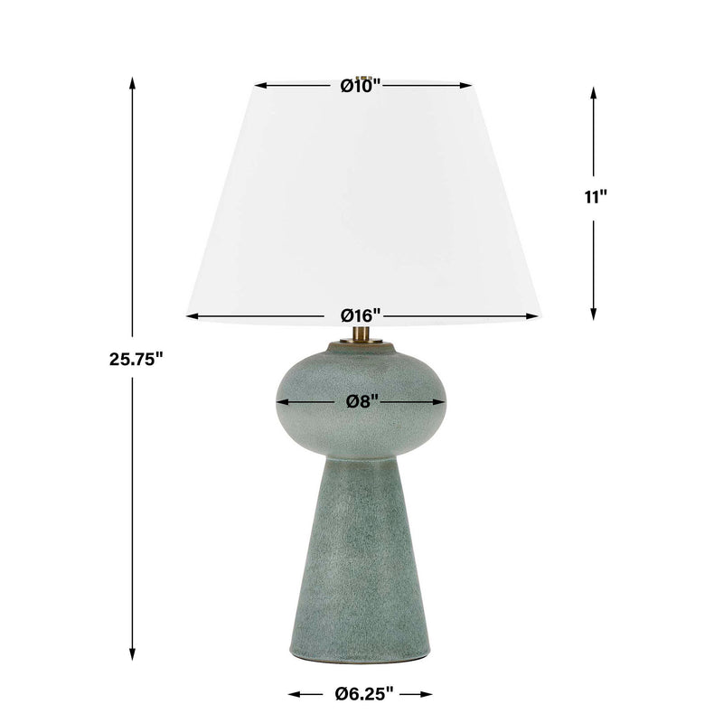 Uttermost Elwyn Light Blue Table Lamp