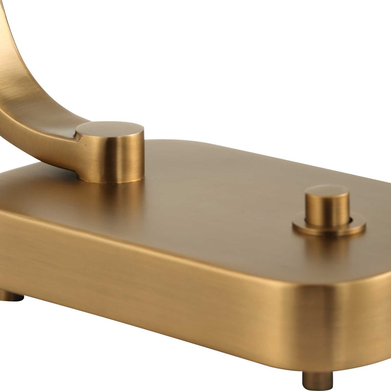 Uttermost Bend The Rules Brass Desk Lamp