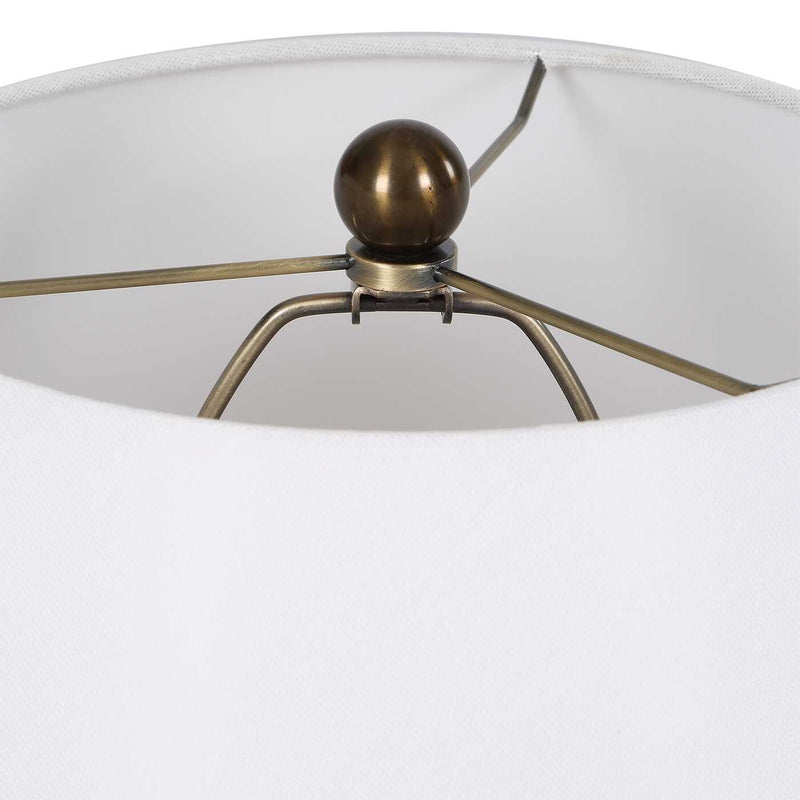 Uttermost Irena White Sphere Table Lamp
