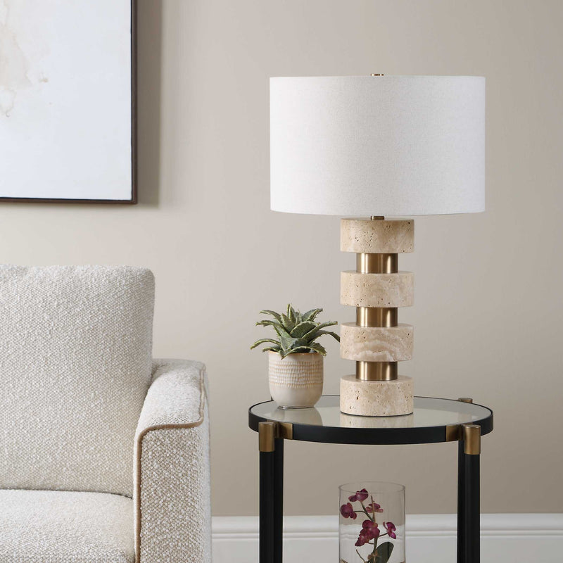 Uttermost Makani Travertine Table Lamp