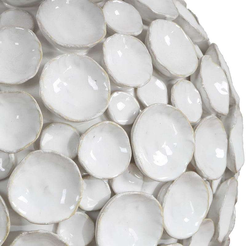 Uttermost Hartley White Petal Table Lamp