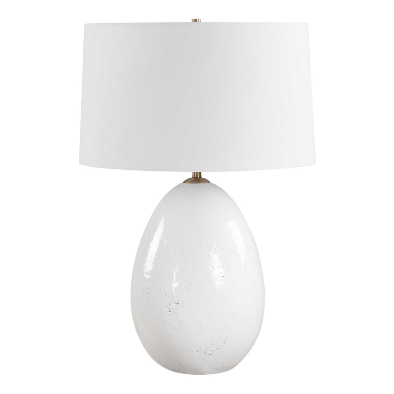 Uttermost Avery White Glaze Table Lamp