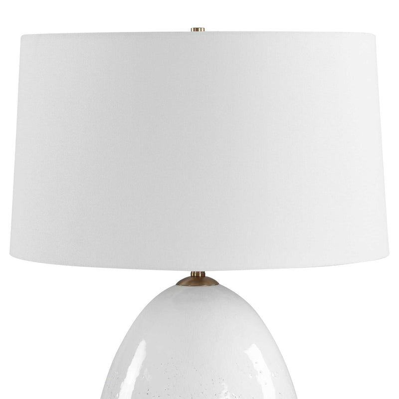 Uttermost Avery White Glaze Table Lamp