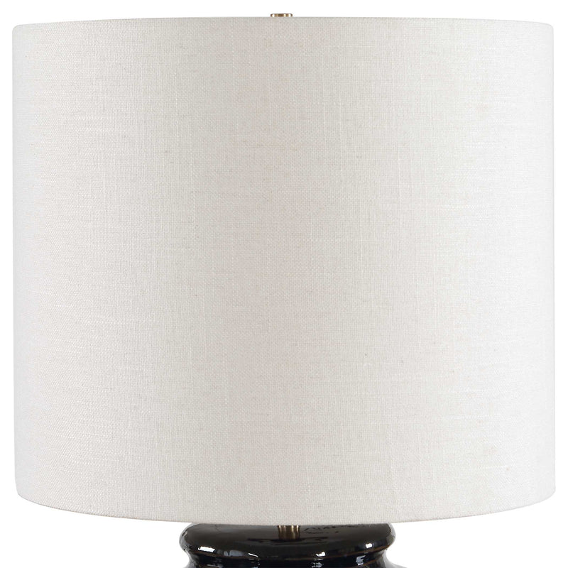 Uttermost Andrus Blue Glaze Table Lamp
