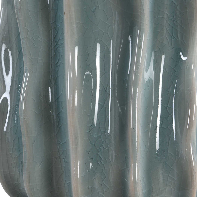 Uttermost Niese Light Blue Glaze Table Lamp