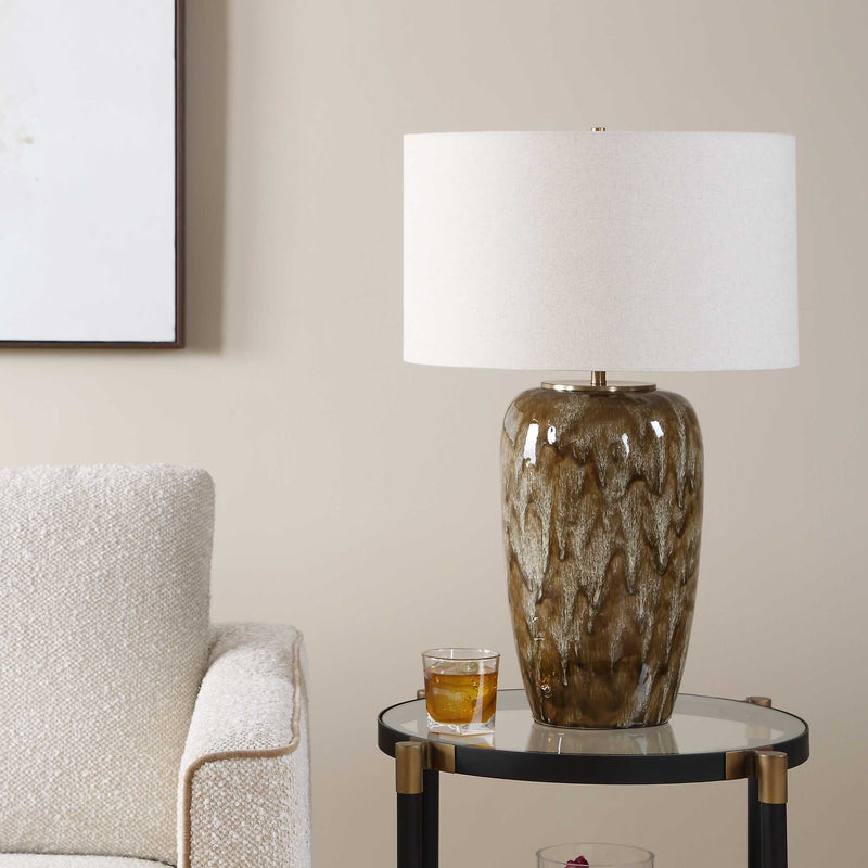 Uttermost Torrence Glazed Table Lamp