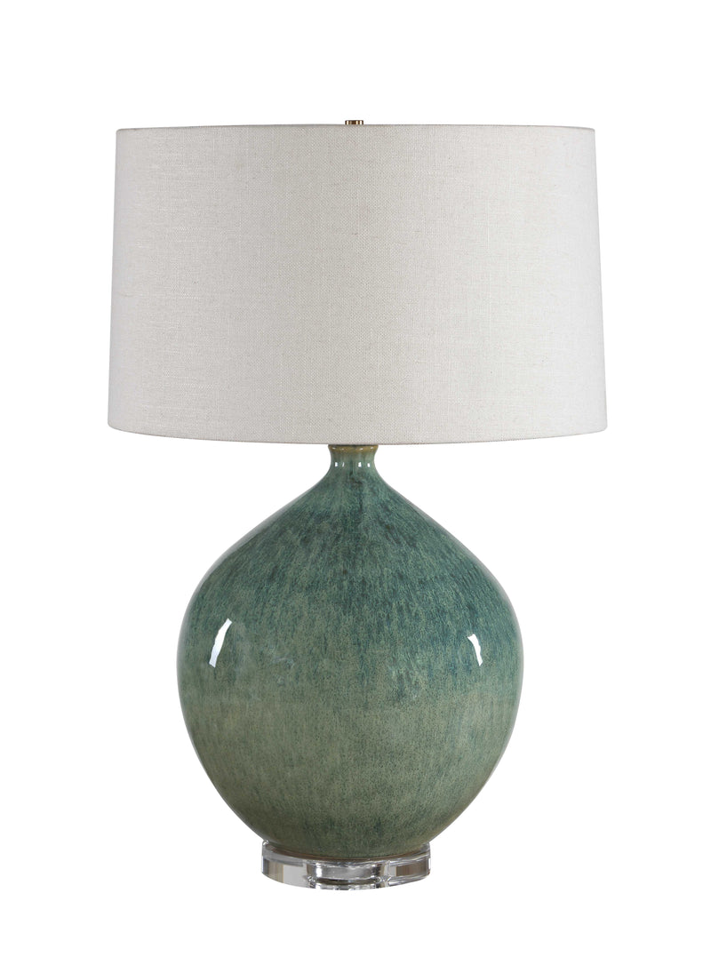 Uttermost Callista Teal Blue Table Lamp