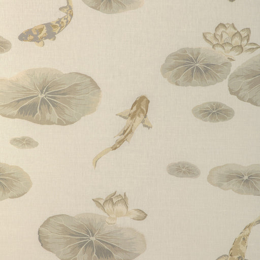 KRAVET COUTURE - LOTUS PRINT- SANDSTONE - Fabric by the Yard SANDSTONE