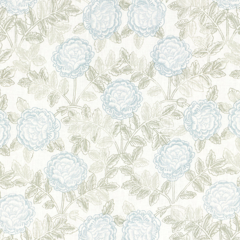 KRAVET COUTURE - LYLA - BREEZE/GREY - Fabric By The YARD