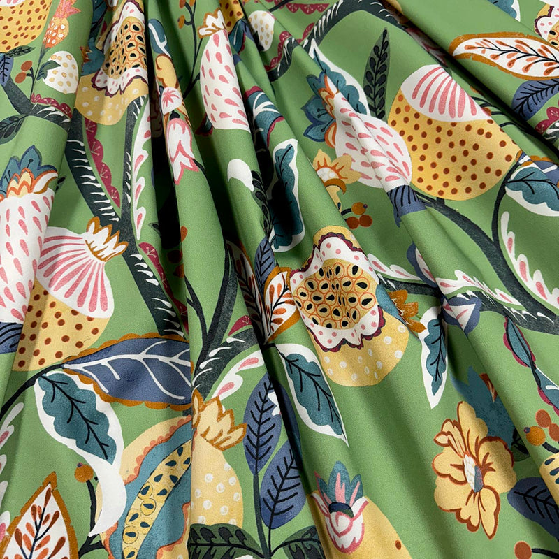 LYRA - GREEN - Mag Fabrics - Fabric By The Yard