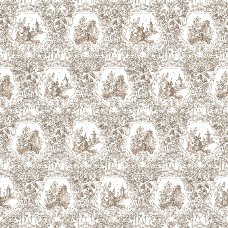 RM Coco - Les Singes Musiciens - Fabric by the Yard - Samples Available Upon Request