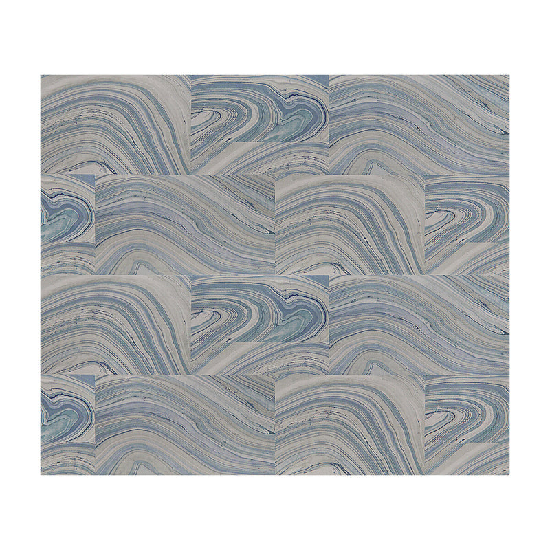 KRAVET DESIGN - MARBLEWORK- LAKE - Fabric by the Yard LAKE