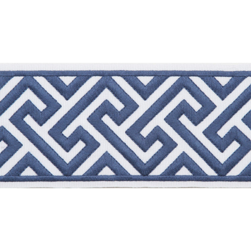 MELROSE EMB TAPE - MARINE - Mag Fabrics - Trim By The Yard