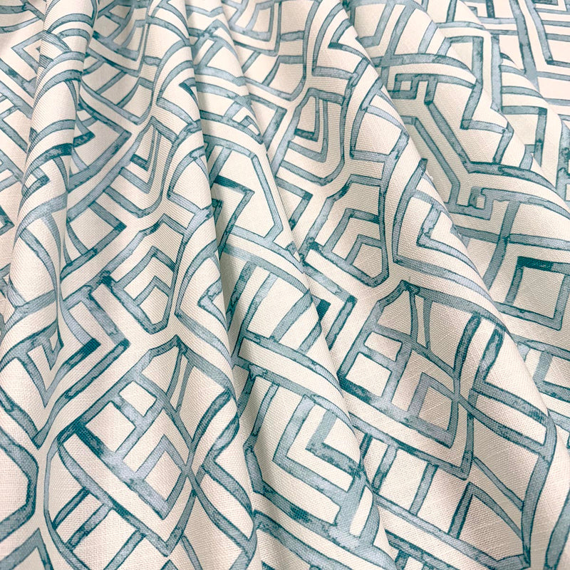 MIRIAM - TURQUOISE - Mag Fabrics - Fabric By The Yard