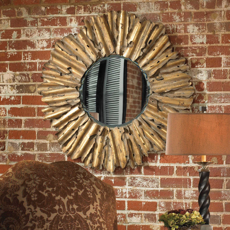 Uttermost Hemani Antique Gold Mirror