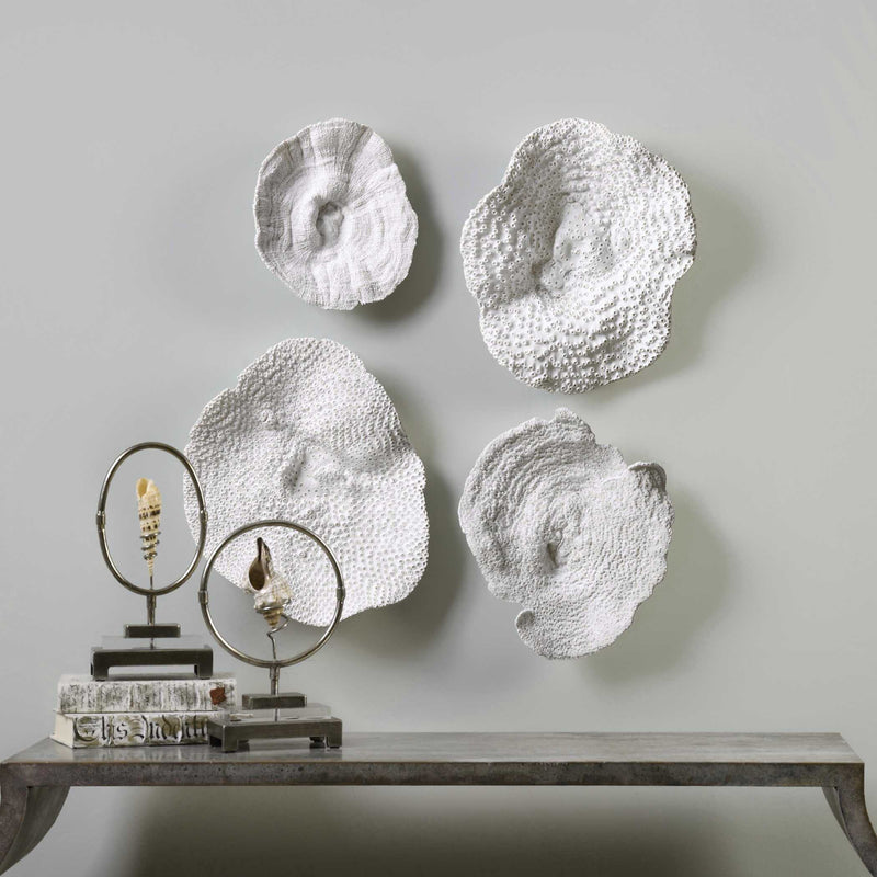 Uttermost Sea Coral Wall Art Set/4