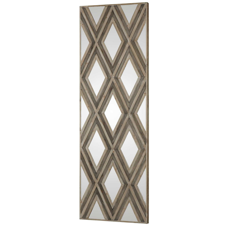 Uttermost Tahira Geometric Argyle Pattern Wall Mirror